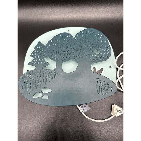 Fox Lamp IKEA DUGGREGN LED Children Nursery Wall Mount Forest Woodland Turquoise - Picture 3 of 11